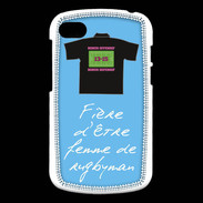 Coque Blackberry Q10 Femme de rugbyman Bonus offensif-défensif Bleu 2