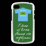 Coque Blackberry Q10 Femme de rugbyman Bonus offensif-défensif Vert 2
