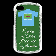 Coque Blackberry Q10 Fille de rugbyman Bonus offensif-défensif Vert 2