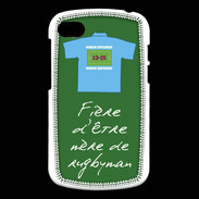 Coque Blackberry Q10 Mère de rugbyman Bonus offensif-défensif Vert 2