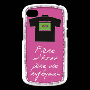 Coque Blackberry Q10 Père de rugbyman Bonus offensif-défensif Rose 2
