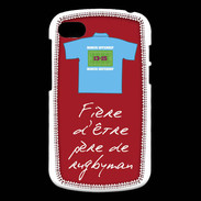 Coque Blackberry Q10 Père de rugbyman Bonus offensif-défensif Rouge 2