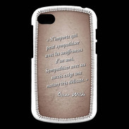 Coque Blackberry Q10 Sympathiser Rouge Citation Oscar Wilde