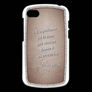 Coque Blackberry Q10 Expérience Rouge Citation Oscar Wilde