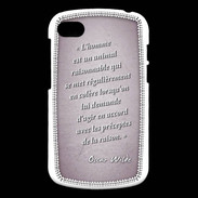 Coque Blackberry Q10 Homme animal Rose Citation Oscar Wilde