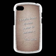 Coque Blackberry Q10 Brave Rouge Citation Oscar Wilde