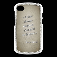 Coque Blackberry Q10 Charme passé Sepia Citation Oscar Wilde