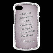Coque Blackberry Q10 Trop moderne Rose Citation Oscar Wilde
