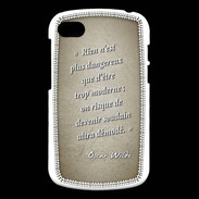 Coque Blackberry Q10 Trop moderne Sepia Citation Oscar Wilde