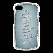 Coque Blackberry Q10 Gens attrayants Turquoise Citation Oscar Wilde