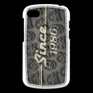 Coque Blackberry Q10 Since crane gris 1986