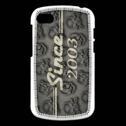 Coque Blackberry Q10 Since crane gris 2003