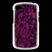 Coque Blackberry Q10 Skull and bones Rose