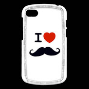 Coque Blackberry Q10 I love Moustache