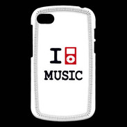 Coque Blackberry Q10 I love Music
