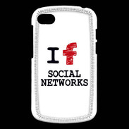 Coque Blackberry Q10 I love Social Net