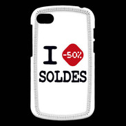 Coque Blackberry Q10 I love Soldes