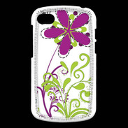 Coque Blackberry Q10 motif floral vert