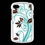 Coque Blackberry Q10 motif floral bleu clair