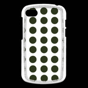Coque Blackberry Q10 pois vert foncé