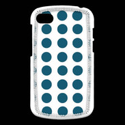 Coque Blackberry Q10 pois turquoise