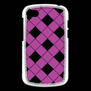 Coque Blackberry Q10 losange noir & rose