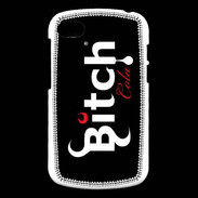 Coque Blackberry Q10 Bitch Cola fond noir