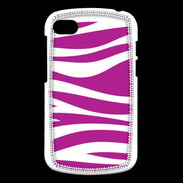 Coque Blackberry Q10 zèbre rose & blanc