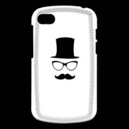 Coque Blackberry Q10 chapeau moustache