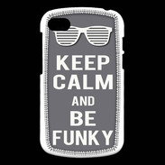 Coque Blackberry Q10 Keep Calm Funky Gris