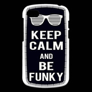 Coque Blackberry Q10 Keep Calm Funky Noir