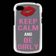 Coque Blackberry Q10 Keep Calm Girl Gris