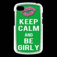 Coque Blackberry Q10 Keep Calm Girly Vert