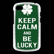 Coque Blackberry Q10 Keep Calm Be lucky Vert