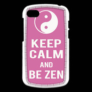 Coque Blackberry Q10 Keep Calm Be Zen Rose