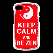 Coque Blackberry Q10 Keep Calm Be Zen Rouge
