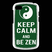 Coque Blackberry Q10 Keep Calm Be Zen Vert