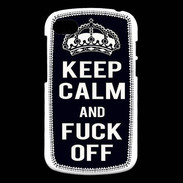 Coque Blackberry Q10 Keep Callm Fuck Off Noir