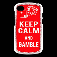 Coque Blackberry Q10 Keep Calm Gamble Rouge