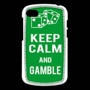 Coque Blackberry Q10 Keep Calm Gamble Vert
