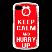 Coque Blackberry Q10 Keep Calm Hurry up Rouge