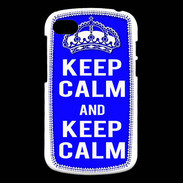Coque Blackberry Q10 Keep Calm Bleu