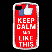 Coque Blackberry Q10 Keep Calm Like This Rouge