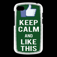 Coque Blackberry Q10 Keep Calm Like This Vert