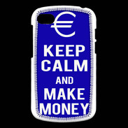 Coque Blackberry Q10 Keep Calm Make money Bleu