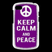 Coque Blackberry Q10 Keep Calm Peace Violet