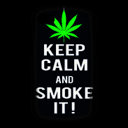 Coque Blackberry Q10 Keep Calm Smoke Noir