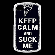 Coque Blackberry Q10 Keep Calm Suck me Noir