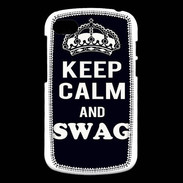 Coque Blackberry Q10 Keep Calm Swag Noir