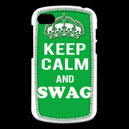 Coque Blackberry Q10 Keep Calm Swag Vert